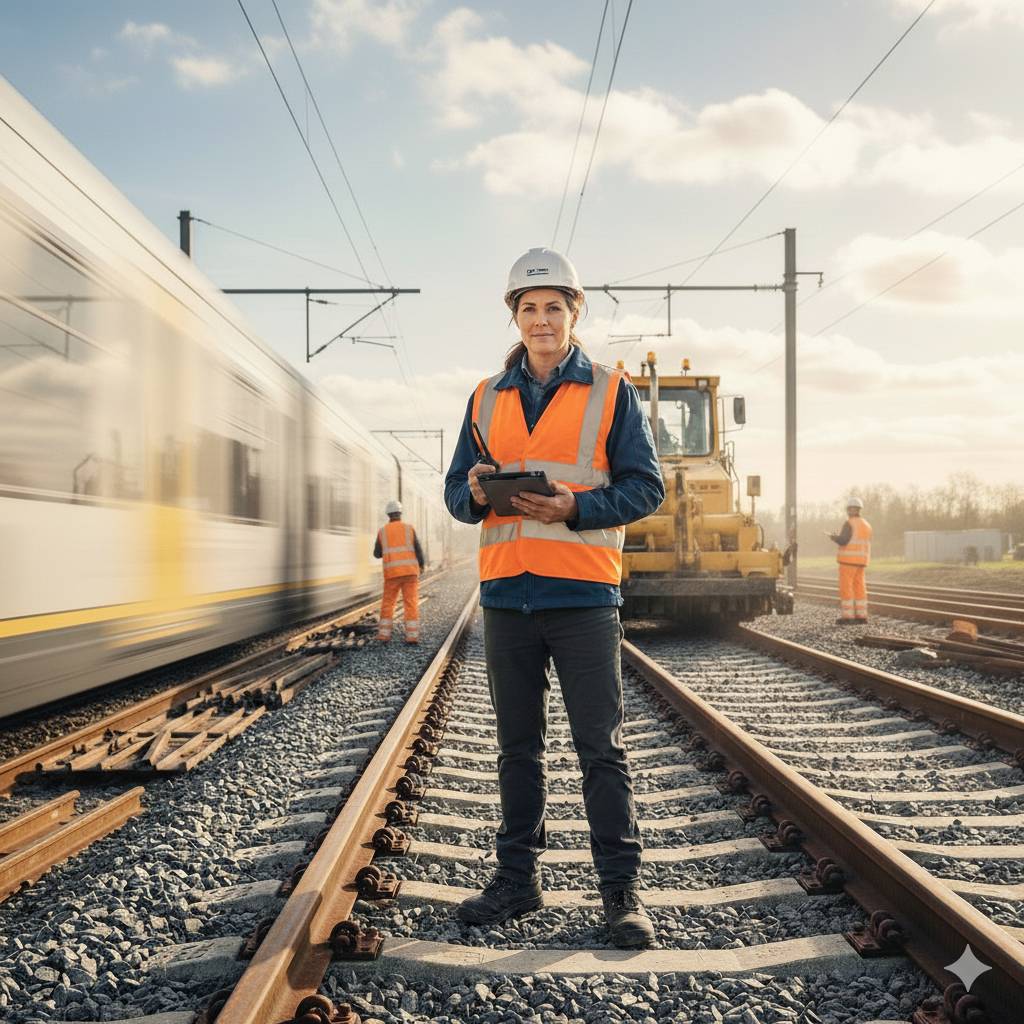 Travaux voie ferroviaire